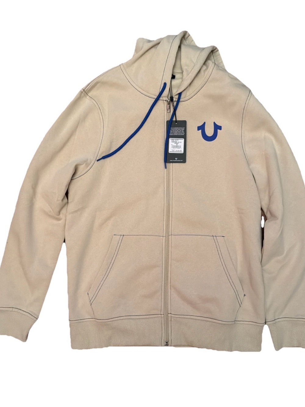 true‎ religion hoodie with Buddha logo